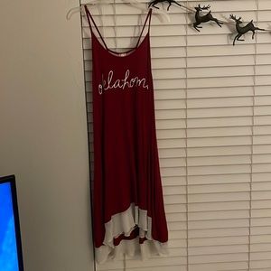 Kickoff couture University of Oklahoma cotton dress